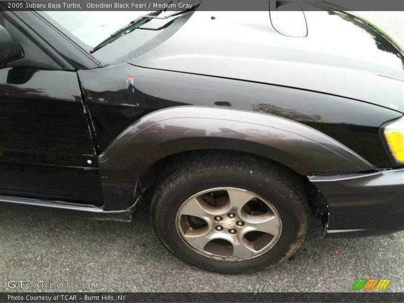 Obsidian Black Pearl / Medium Gray 2005 Subaru Baja Turbo