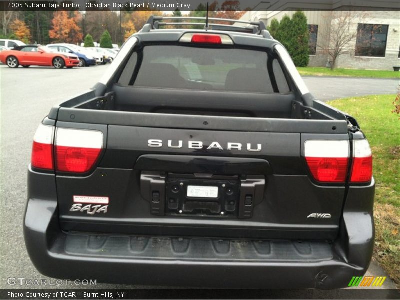 Obsidian Black Pearl / Medium Gray 2005 Subaru Baja Turbo