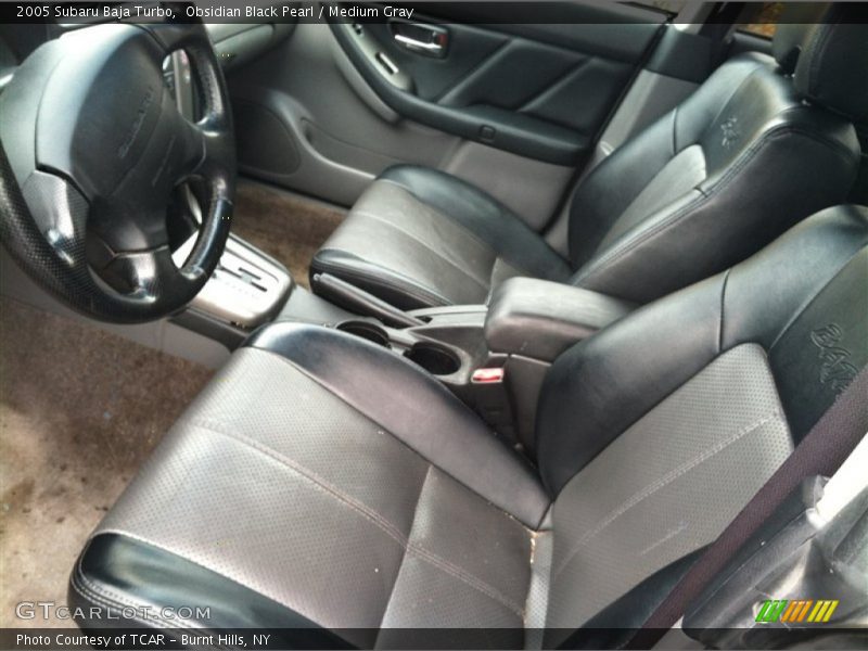 Obsidian Black Pearl / Medium Gray 2005 Subaru Baja Turbo