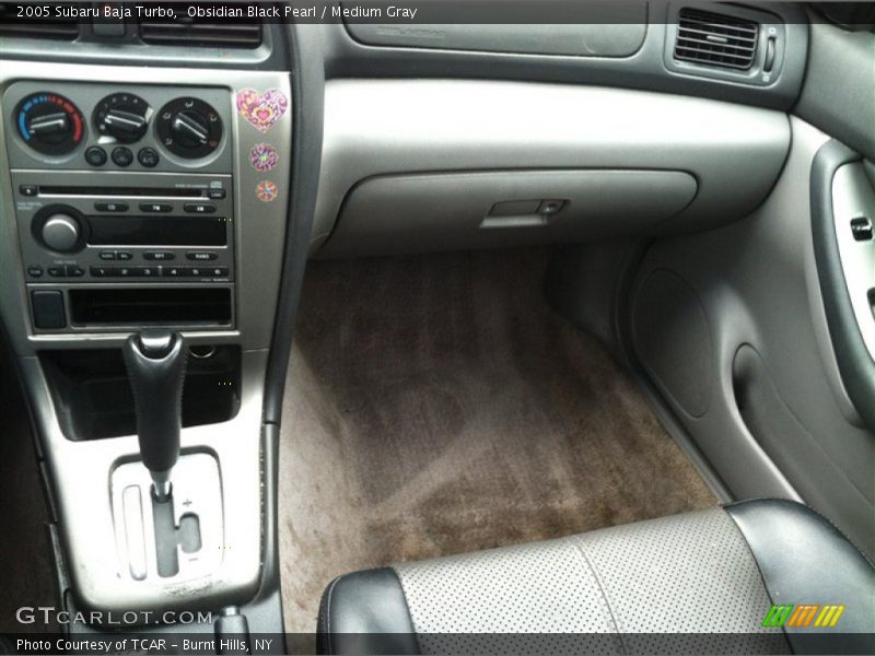 Obsidian Black Pearl / Medium Gray 2005 Subaru Baja Turbo