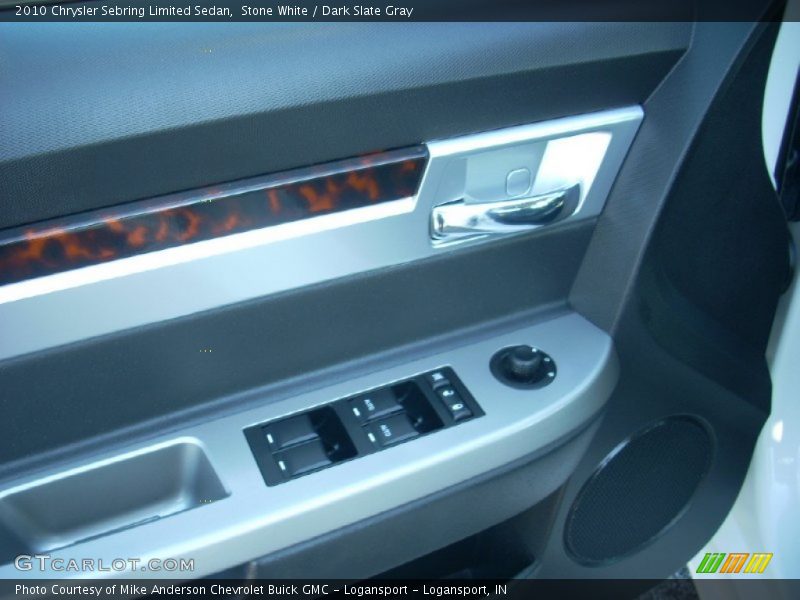 Stone White / Dark Slate Gray 2010 Chrysler Sebring Limited Sedan