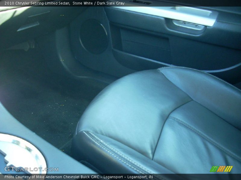 Stone White / Dark Slate Gray 2010 Chrysler Sebring Limited Sedan