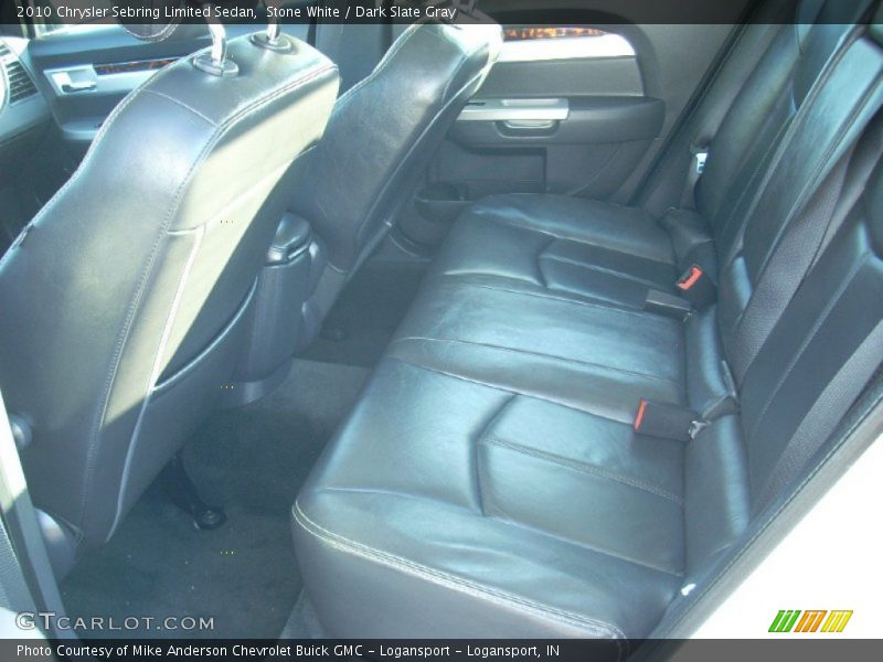Stone White / Dark Slate Gray 2010 Chrysler Sebring Limited Sedan