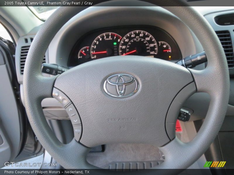 Phantom Gray Pearl / Gray 2005 Toyota Camry LE