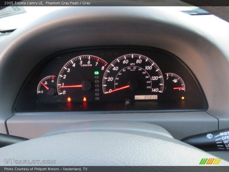 Phantom Gray Pearl / Gray 2005 Toyota Camry LE