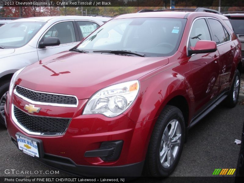 Crystal Red Tintcoat / Jet Black 2013 Chevrolet Equinox LT