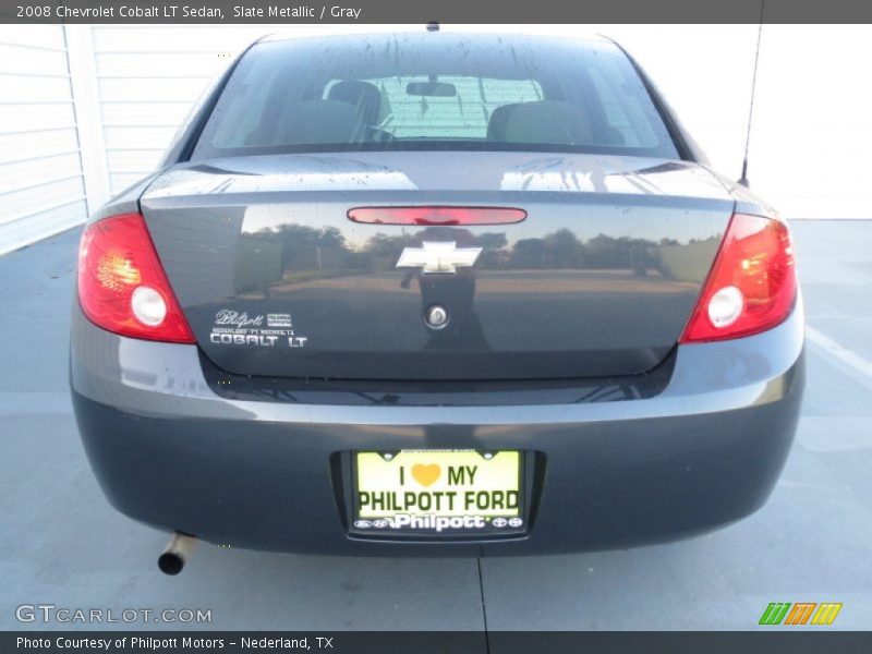 Slate Metallic / Gray 2008 Chevrolet Cobalt LT Sedan