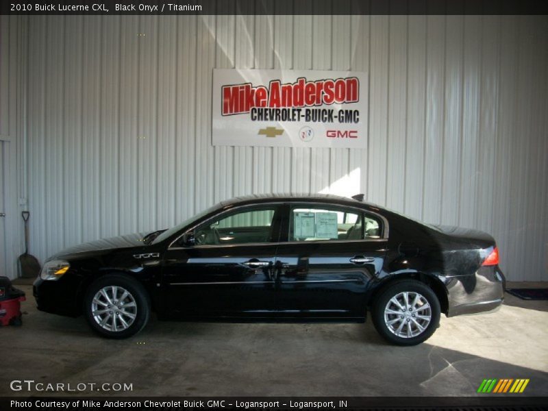 Black Onyx / Titanium 2010 Buick Lucerne CXL
