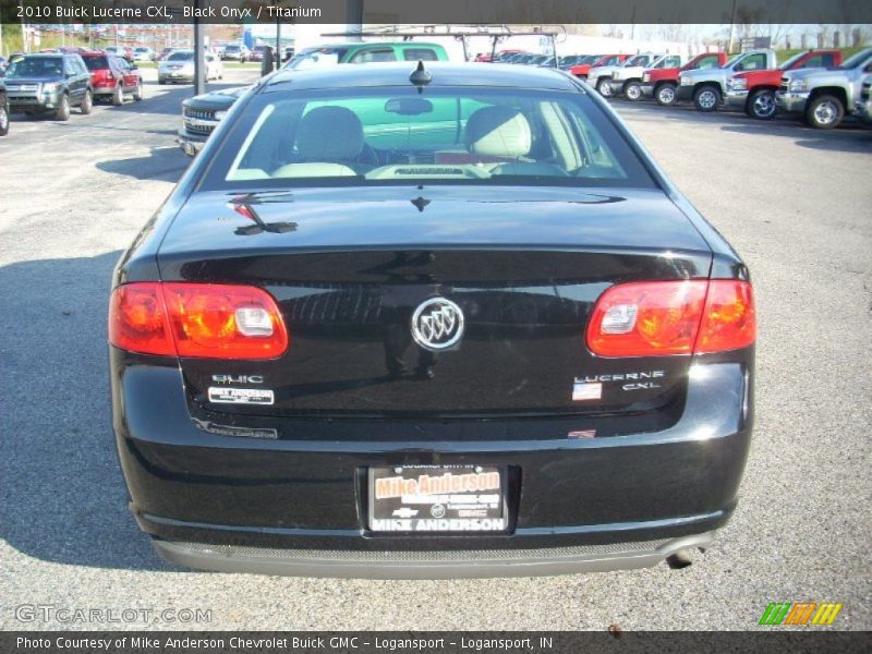 Black Onyx / Titanium 2010 Buick Lucerne CXL