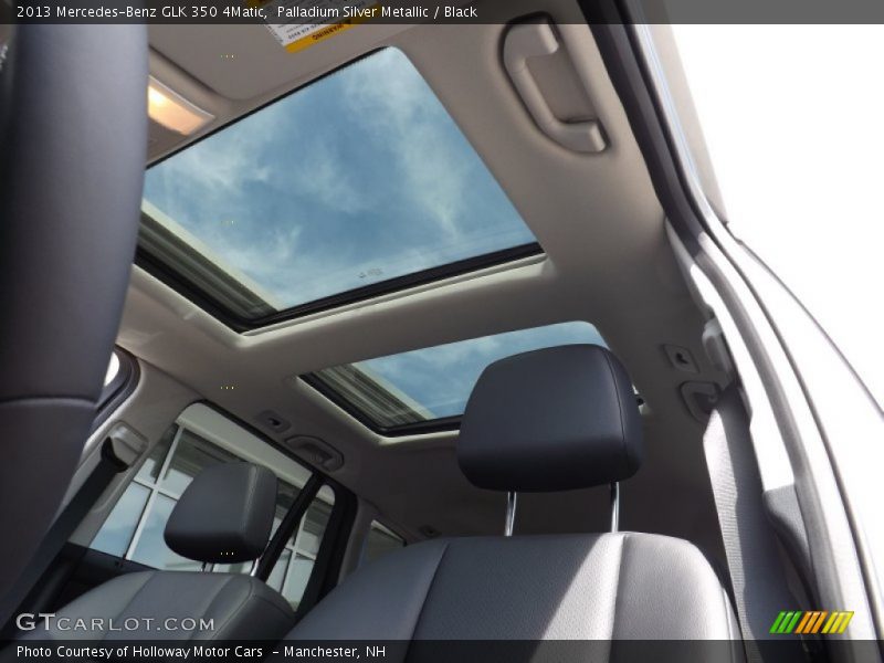 Palladium Silver Metallic / Black 2013 Mercedes-Benz GLK 350 4Matic