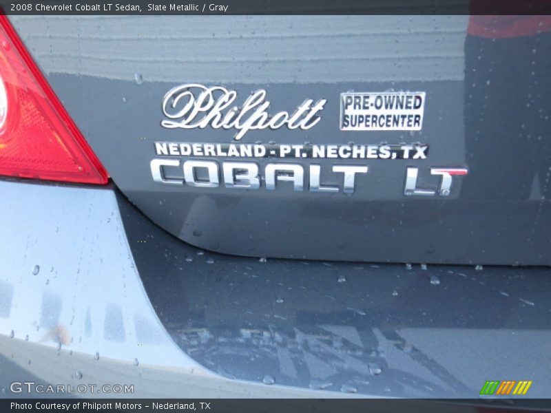 Slate Metallic / Gray 2008 Chevrolet Cobalt LT Sedan