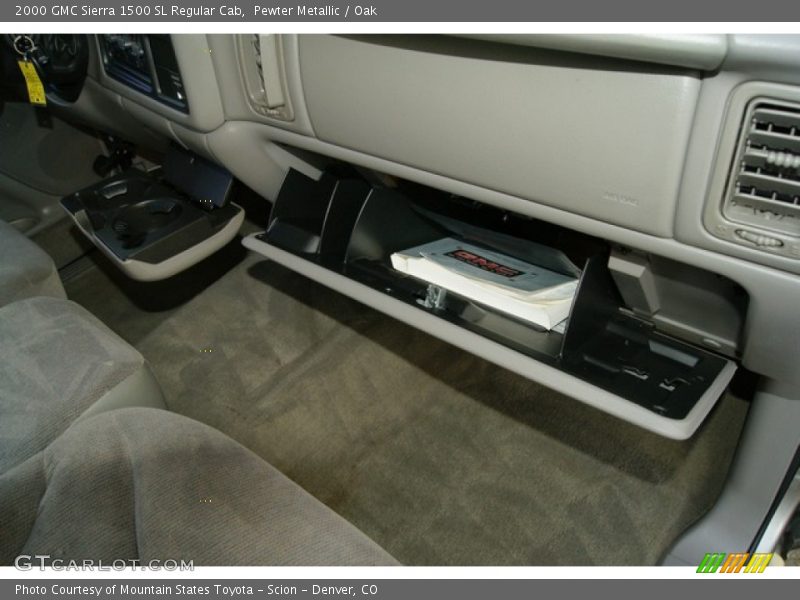 Pewter Metallic / Oak 2000 GMC Sierra 1500 SL Regular Cab