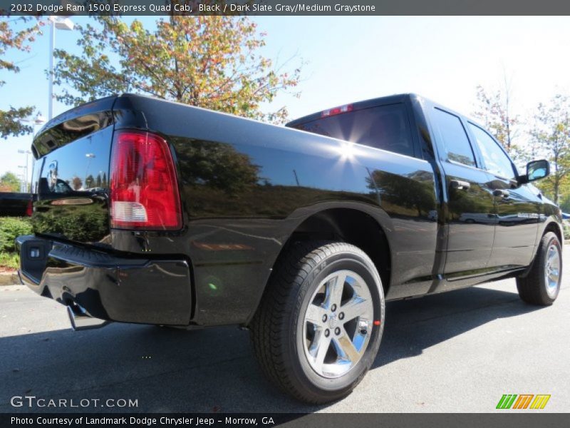 Black / Dark Slate Gray/Medium Graystone 2012 Dodge Ram 1500 Express Quad Cab