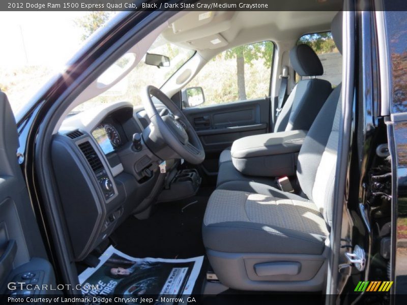 Black / Dark Slate Gray/Medium Graystone 2012 Dodge Ram 1500 Express Quad Cab