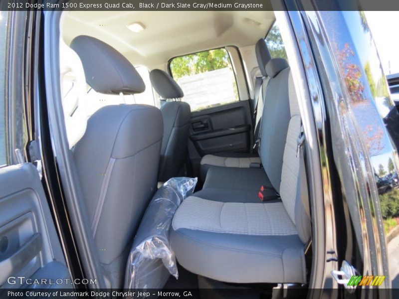 Black / Dark Slate Gray/Medium Graystone 2012 Dodge Ram 1500 Express Quad Cab
