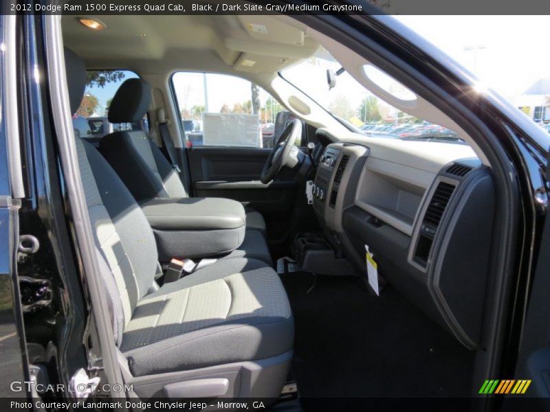 Black / Dark Slate Gray/Medium Graystone 2012 Dodge Ram 1500 Express Quad Cab