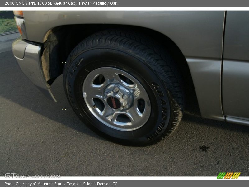 Pewter Metallic / Oak 2000 GMC Sierra 1500 SL Regular Cab