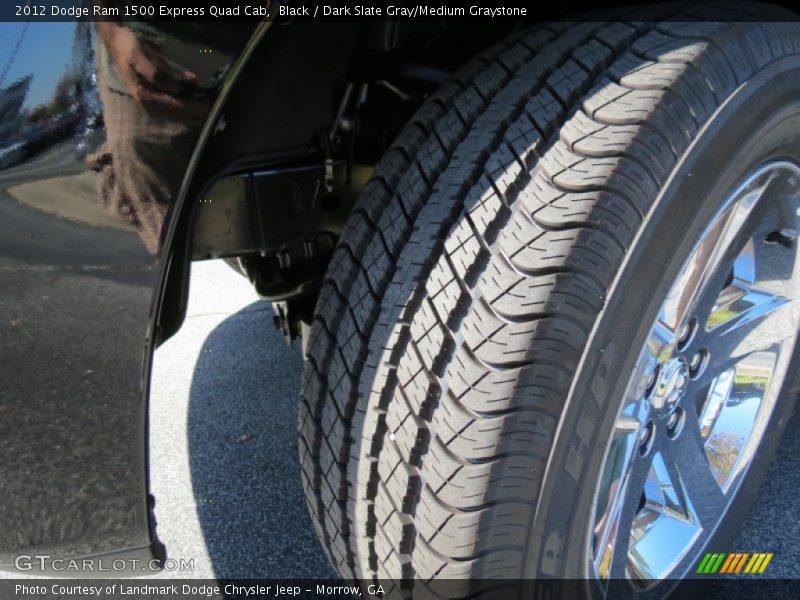 Black / Dark Slate Gray/Medium Graystone 2012 Dodge Ram 1500 Express Quad Cab