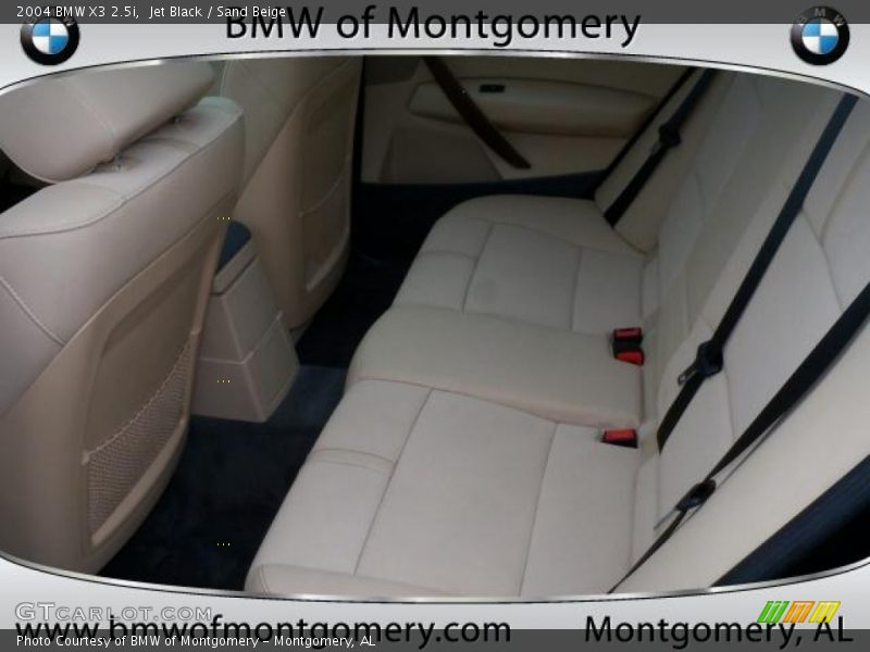 Jet Black / Sand Beige 2004 BMW X3 2.5i