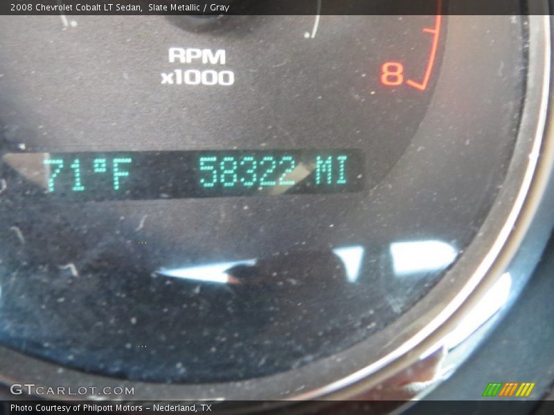 Slate Metallic / Gray 2008 Chevrolet Cobalt LT Sedan