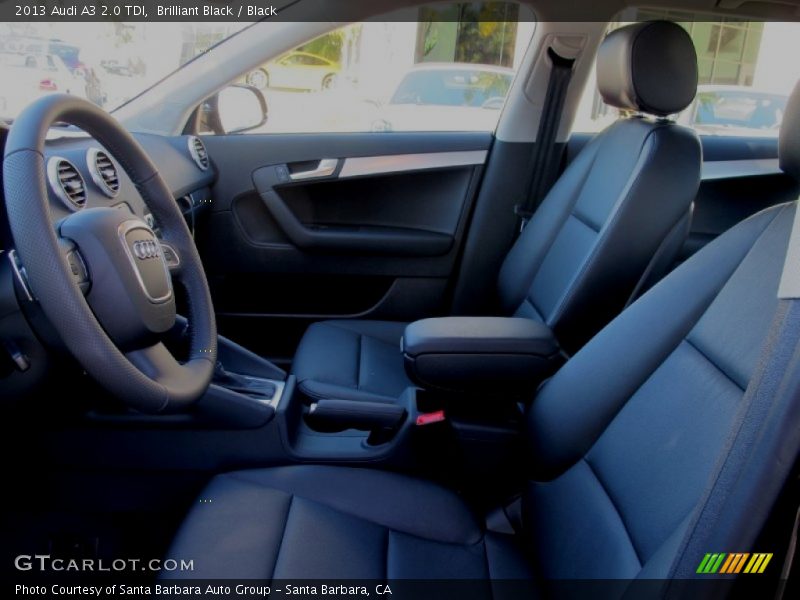 Brilliant Black / Black 2013 Audi A3 2.0 TDI