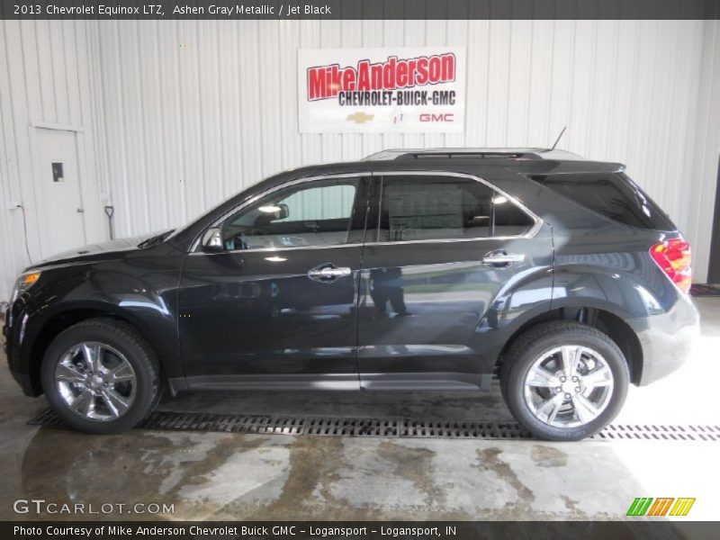 Ashen Gray Metallic / Jet Black 2013 Chevrolet Equinox LTZ