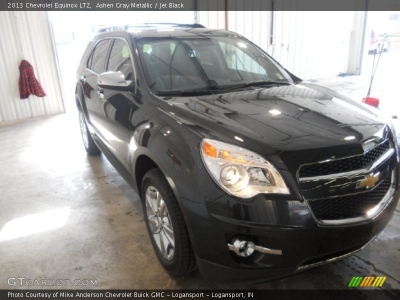 Ashen Gray Metallic / Jet Black 2013 Chevrolet Equinox LTZ