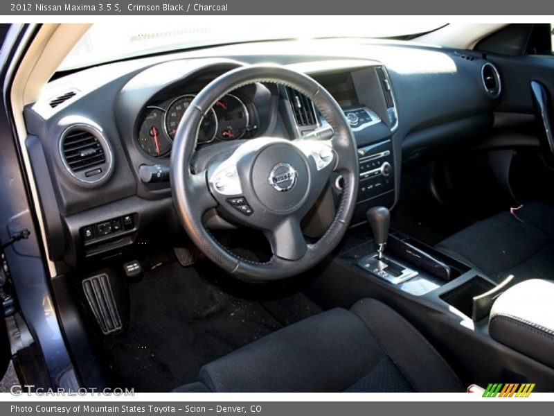 Crimson Black / Charcoal 2012 Nissan Maxima 3.5 S