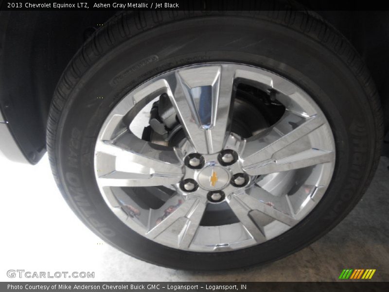 Ashen Gray Metallic / Jet Black 2013 Chevrolet Equinox LTZ