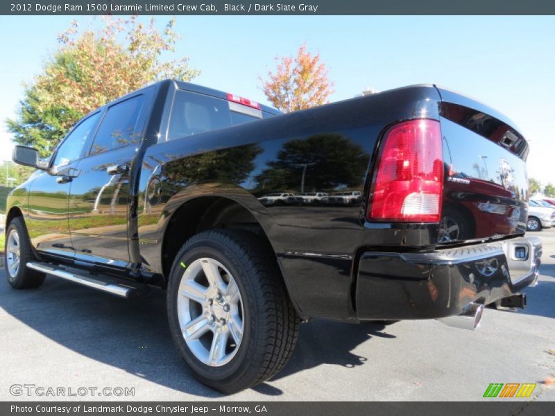 Black / Dark Slate Gray 2012 Dodge Ram 1500 Laramie Limited Crew Cab