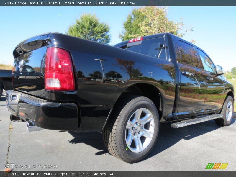 Black / Dark Slate Gray 2012 Dodge Ram 1500 Laramie Limited Crew Cab