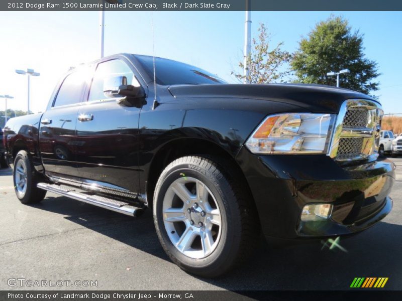 Black / Dark Slate Gray 2012 Dodge Ram 1500 Laramie Limited Crew Cab