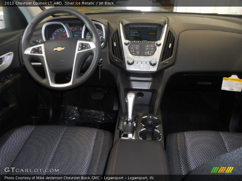 Silver Ice Metallic / Jet Black 2013 Chevrolet Equinox LT AWD