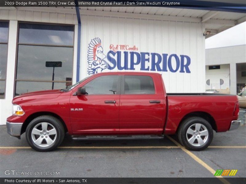 Inferno Red Crystal Pearl / Dark Slate/Medium Graystone 2009 Dodge Ram 1500 TRX Crew Cab