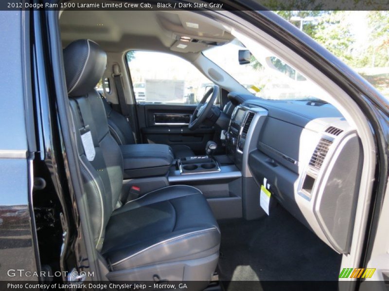 Black / Dark Slate Gray 2012 Dodge Ram 1500 Laramie Limited Crew Cab