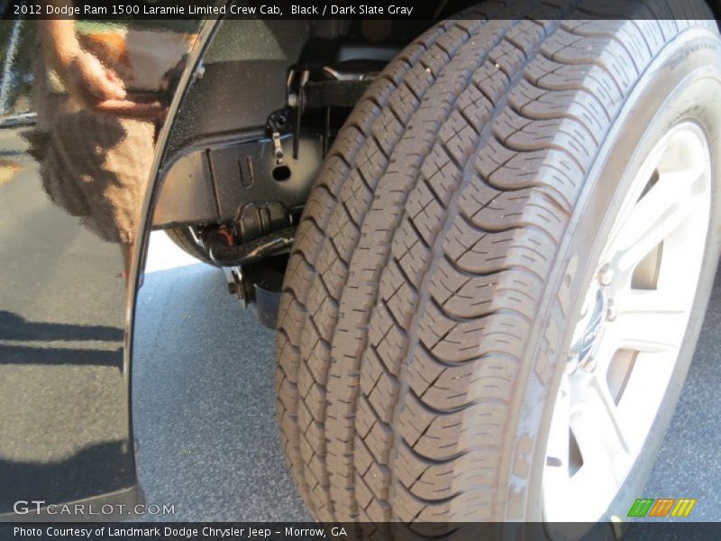 Black / Dark Slate Gray 2012 Dodge Ram 1500 Laramie Limited Crew Cab