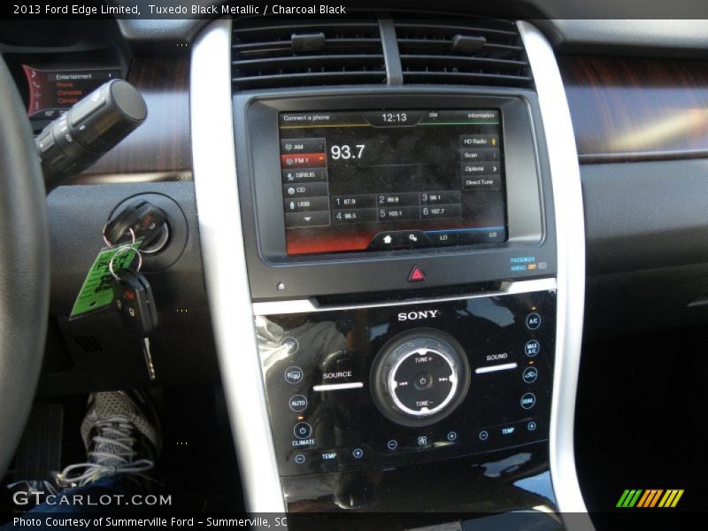 Tuxedo Black Metallic / Charcoal Black 2013 Ford Edge Limited