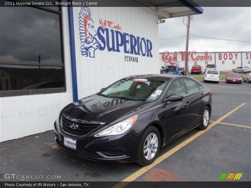 Midnight Black / Camel 2011 Hyundai Sonata GLS