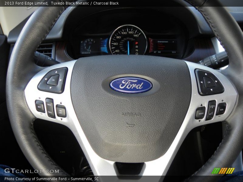 Tuxedo Black Metallic / Charcoal Black 2013 Ford Edge Limited