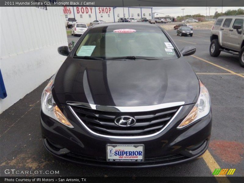 Midnight Black / Camel 2011 Hyundai Sonata GLS