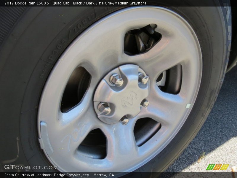 Black / Dark Slate Gray/Medium Graystone 2012 Dodge Ram 1500 ST Quad Cab