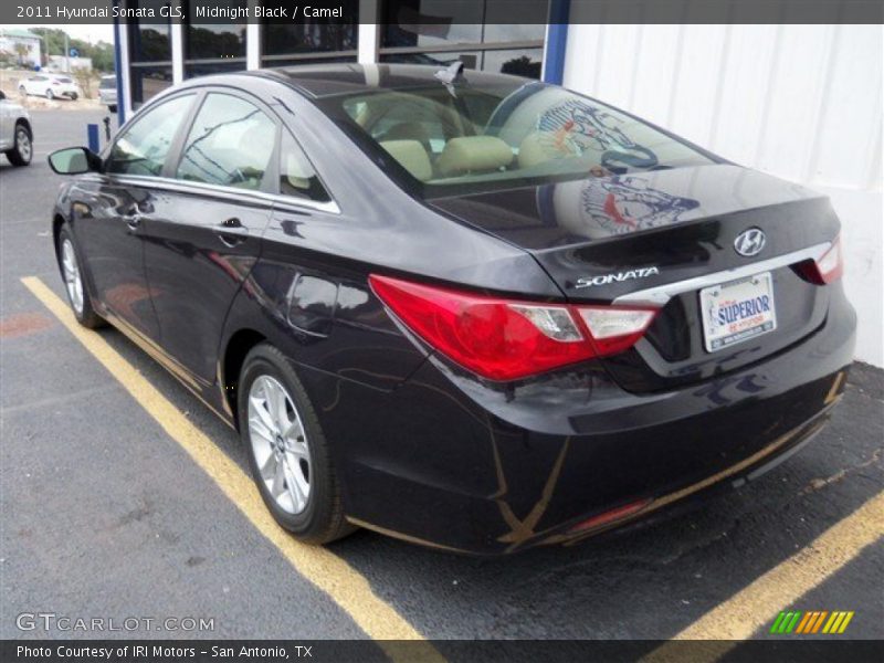 Midnight Black / Camel 2011 Hyundai Sonata GLS