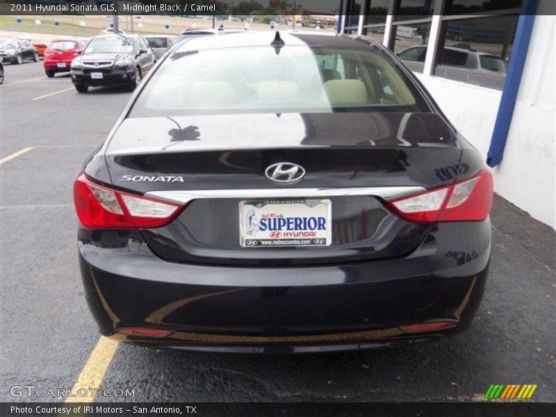 Midnight Black / Camel 2011 Hyundai Sonata GLS