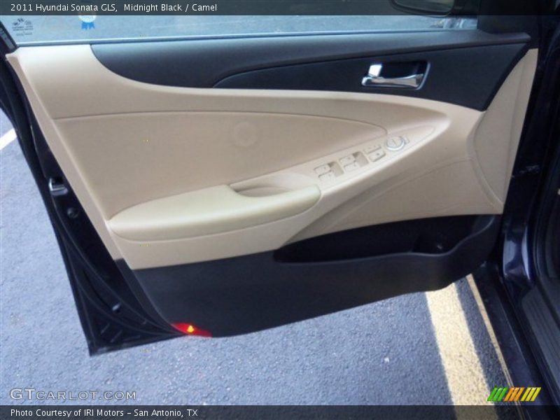 Midnight Black / Camel 2011 Hyundai Sonata GLS