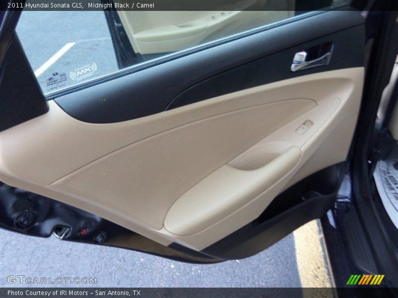 Midnight Black / Camel 2011 Hyundai Sonata GLS