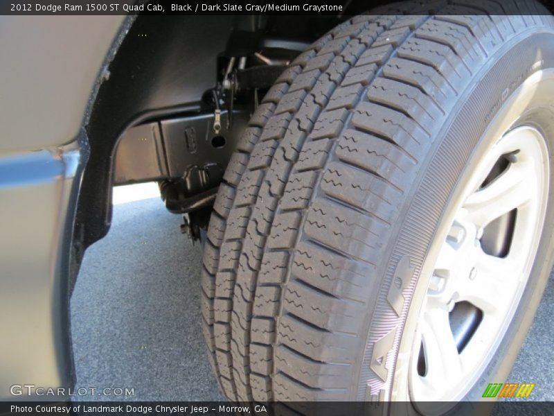 Black / Dark Slate Gray/Medium Graystone 2012 Dodge Ram 1500 ST Quad Cab