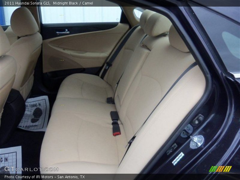 Midnight Black / Camel 2011 Hyundai Sonata GLS