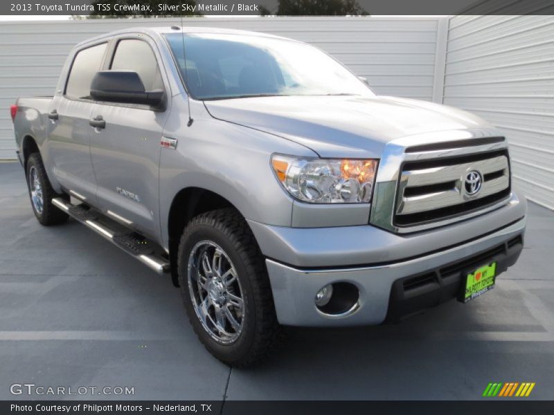 Silver Sky Metallic / Black 2013 Toyota Tundra TSS CrewMax