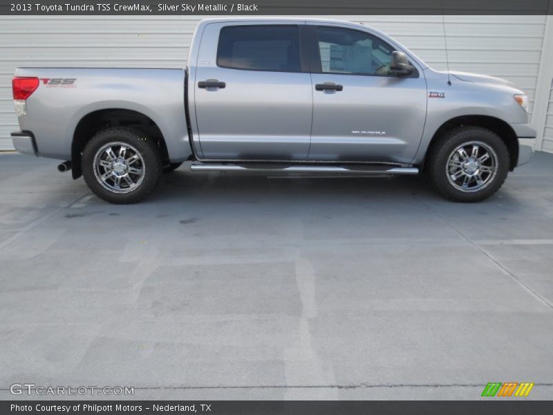 Silver Sky Metallic / Black 2013 Toyota Tundra TSS CrewMax