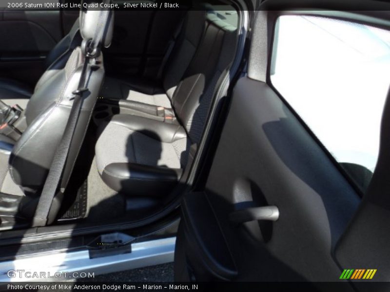 Silver Nickel / Black 2006 Saturn ION Red Line Quad Coupe